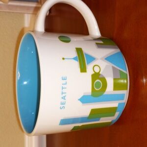Starbucks Seattle Wa You Are Here Series Ceramic Beverage Coffee Tea Mug Cup